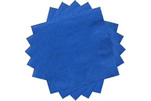 POPOYU 20Pcs Royal Blue Party Paper Napkins,Royal Blue Party Tableware Decor Royal Blue Disposable Paper Napkin Royal Blue Napkins for 2023 King Charles III Coronation Union Jack Royal Party Decorations