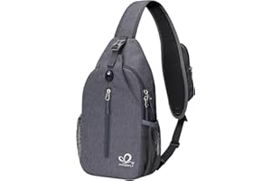 Waterfly Sac de Poitrine Sac Bandouliere Sacoche Bandouliere Sac à Dos Petit pour Sport Randonnée Cyclisme Homme et Femme