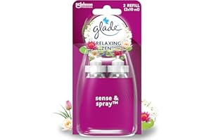 Glade® Sense & Spray™ Recharge Relaxing Zen Duopack - Infusé Aux Huiles Essentielles