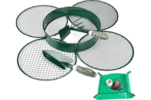 johgee Trädgårdssil Metall, Jordsil, Trädgårdsgåttor Med Maskstorlekar 12mm/9mm/6mm/3mm, Trädgårdssil För Jord och Stenar Stor, Utrustad med en Spad och en Kratta