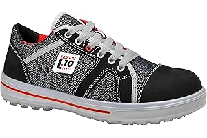 ELTEN Sicherheitsschuhe SENSATION Up Low ESD S3, Damen und Herren, Leder/Textil, Stahlkappe, leicht, sportlich, Schwarz, Größe: 42