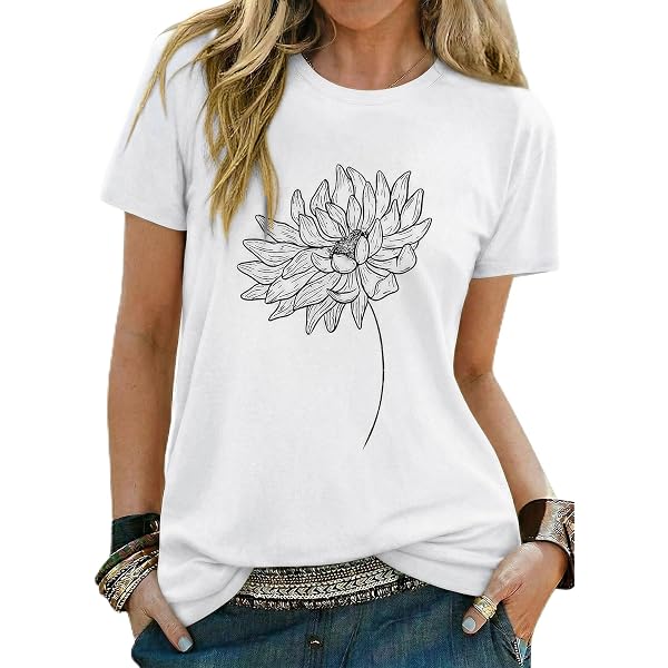 Aokosor T-Shirt Donna Con Scollo A V E Maniche A Righe - Casual, Leggera, Morbida, Colore Corallo, Taglia 48 - 2