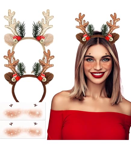 2 Bandeaux étoiles Brillants Or Et Argent - Accessoire Cheveux Pour Fête, Anniversaire, Noël, Femmes Filles