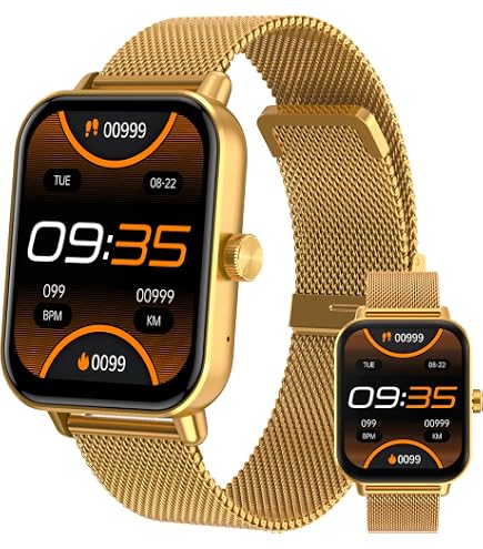 Montre Connectée Homme Homailida 1.95'' HD - 100+ Modes Sportifs, Appels Bluetooth, Fréquence Cardiaque - Compatible Android/iOS (Noire)