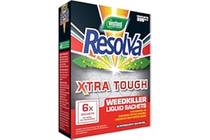 WESTLAND Resolva Xtra Tough Concentrated Weed Killer Sachets, 6 x 100 ml