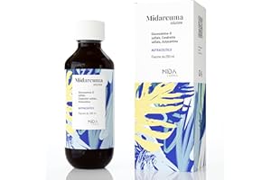 MIDA FARMA MIDAREUMA Soluzione | Glucosamina e Condroitina Liquida per Dolore Articolare | Arricchito con Bromelina, Boswellia e Astaxantina | Flacone da 200 ml