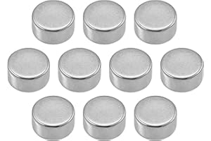 Connex Magnesy neodymowe - Ø 10 x 5 mm - 10 sztuk w praktycznym zestawie - bardzo mocny magnes - udźwig 3,5 kg - do domu, warsztatu i hobby / silny magnes / DY710002