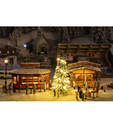 Faller 151647 Christmas Market Visitor - Miniature Figure For Model Displays