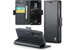 Phernykas Handyhülle für Samsung Galaxy S25 Hülle Leder,Magnetische Klapphülle mit kartenfach und Standfunktion Smartphone Schutzhülle Lederhülle Samsung S25 Flip Book Case (Schwarz)