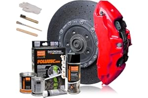 Foliatec F2185 zestaw farb do zacisków hamulcowych - neonowy czerwony