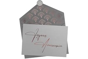 Joli Coon Carte anniversaire Joyeux Anniversaire avec enveloppe et sceau de cire