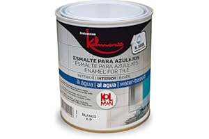 Kolman Esmalte para azulejos al agua Pintura de azulejos (750 ml, colores claros)