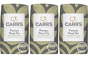 Carr's Premium Sourdough Bread Mix 500g - Pack of 3 | Artisan Bread Mix for Easy & Fresh Homemade Sourdough