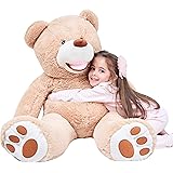 Large Giant Big Teddy Bear Soft Plush Toys 160cm Colour Brown Amazon Co Uk Toys Games