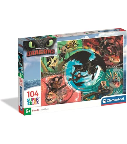 Clementoni 90640.6 - Puzzle trattore Case, 104 pezzi