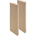 Timber Acoustics® Corner Bass Traps 2'x4'x5", Rockwool acoustic room treatment, NRC = 0.90 [SET OF 2] (Beige)
