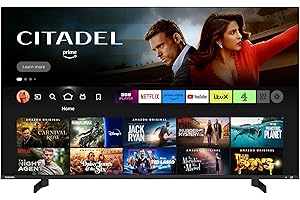 Toshiba 55QF5D53DB QLED 4K Smart Fire TV, TRU Picture Engine, Ultra HD, HDR10, Freeview, Disney+, Prime, Netflix, Dolby Vision & Atmos, Sound by Onkyo, Alexa, HDMI 2.1, Bluetooth, Airplay