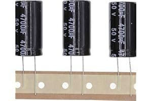 HUABAN 10 Piezas 50V 4700UF Condensador electrolítico de aluminio enchufable 18x35 18 * 35mm