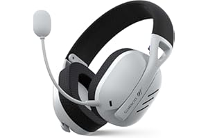 Havit Fuxi-H3 Quad-Mode Gaming Headset - 2,4 GHz Wireless & Bluetooth, USB- & 3,5-mm-Kabelanschluss - 26 Std. Akkulaufzeit, Memory-Foam-Ohrpolster, omnidirektionales Mikrofon, verstellbarer Kopfbügel