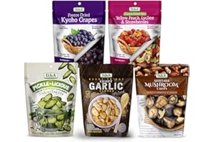 BROADWAY CANDY DJ&A Freeze Dried Fruit & Veggie Crisp Variety Mix - Pack of 5