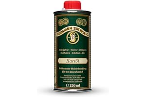 HERMANN SACHSE Hartöl per lavoro pannelli mobili incolore 250 ml direttamente dalla Manufaktur Hermann Sassone il Topoil di olio per legno oli per cucine lavoro lastre tavoli legno pavimenti