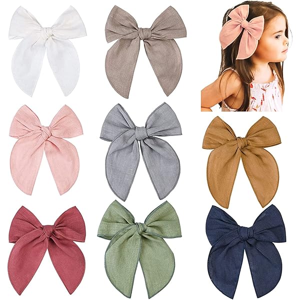 20 Stück Baby Haarschmuck Set - Haargummis Mit Blumen & Schleifen