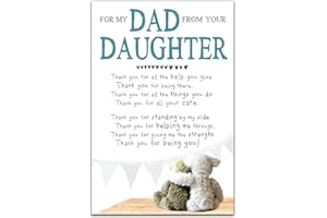 Emotional Rescue Father's Day Card for Dad From Daughter, Humorous, Pastel, Letter Print, Glatt, GREETING_CARD, 332149031, Father's Day