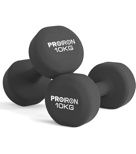 Set 2 Manubri Neoprene Antiscivolo - Ghisa Solida, Design Ergonomico