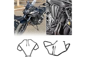 LoraBaber Motocicleta Negro Motor Protector Crash Bar Carenado Marco Protector Superior Compatible con CB500X CB 500 X CB 500X 2019 2020 2021 2022 (Superior)
