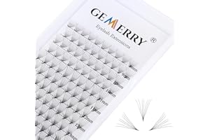 Ciglia Volume Extension 7D Ciglia Finte Ciuffetti 0.07mm Curva C 8-14 mm Mix Premade Russian Ciuffi Estensioni Professionale Individuali Naturali Volume di GEMERRY (0.07mm-7D-C curl-8-14mm)