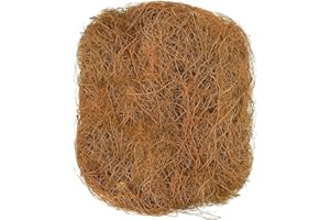 PENLIMLY Vogel Nistmaterial 250g, Natürliche Kokosfaser Nistmaterial für Vögel, Vogelkäfig Einlagen Vogelnesteinlage für Nestbau und Verstecke, Komfortable Einstreu für Vögel Kanarien Wellensittiche Finken