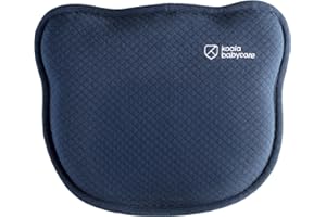 KOALA BABYCARE Coussin bébé par la plagiocéphalie (avec Deux Housses de Protection détachables) pour Aider à prévénir et Traiter la tête Plate à mémoire de Forme perforée Perfect Head