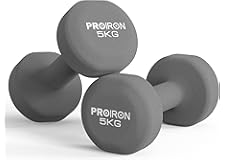 PROIRON Neoprene Dumbbells Weights Exercise & Fitness Dumbbells in 1kg 1.5kg 2kg 3kg 4kg 5kg 6kg 8kg 10kg Pair