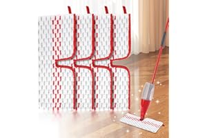 KIGNIOTE 4 sztuki Spray & Clean nakładka zamienna do mopa Vileda 1-2 Spraymax mop z funkcją spryskiwania, poszewka na mop z funkcją spryskiwania, można prać w pralce