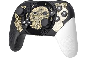 SINGLAND Manette Switch Pro améliorée, Manette sans Fil pour Nintendo Switch Lite/OLED/PC, Remplacement de la Manette de Jeu Switch supportant Les Doubles Chocs/contrôle du Mouvement/réveil/Fonction NFC