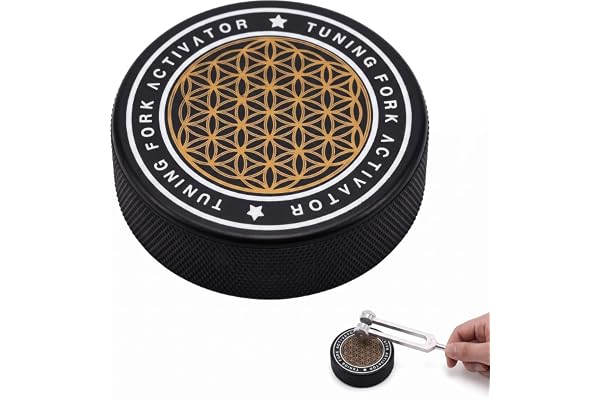 HABVPU stämgaffel aktivator, universell gummi stämgaffel resonator för långvarig vibration och minimalt brus, slagblock för musiker, meditation och ljudterapi