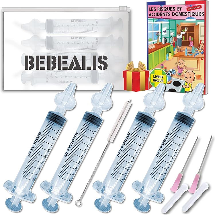 4 Pièces Seringue Irrigateur Nasal Avec Seringues Pour Bébés Nouveau