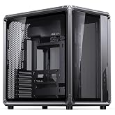 Jonsbo X400 Orta Kule ATX PC Kasası, Temperli Camlı Arka Bağlantı Desteği, 13 Fan ve 360 mm Radyat&ouml;r i&ccedil;in Alan - Gri