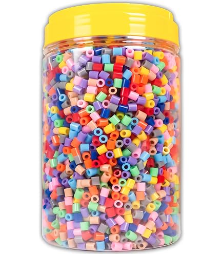 La Manuli Perles à Repasser Vert – 3000 Pièces 5mm – 6 Nuances – Kit Bijoux Et Déco DIY