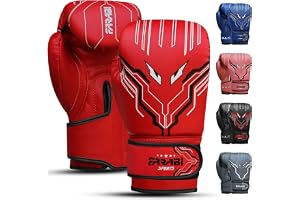 Farabi Sports Kids boxningshandskar Pojkar och flickor Kickboxningshandskar 6-oz ungdom, junior boxningshandskar för MMA, Mua