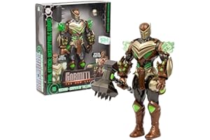 GORMITI THE NEW ERA Gormiti, Figurine articulée 27 cm, Gormiti avec Attaque Lumineuse, Modèle Terre - Rockard, pour Les Enfants à partir de 4 Ans, GRV074