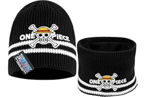 Get Trend Berretto e Scaldacollo Bambino, 2 Pz Set Invernale Bambino Anime, Cappello Ragazzo e Scalda Collo, Regalo Bambini