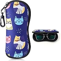 Custodia Porta Occhiali In Neoprene Morbido - Con Clip Da Cintura E Cerniera - Multiuso Per Occhiali E Accessori - Foto 2