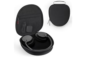 Fintie Twarde etui do bezprzewodowych słuchawek Sony WH-CH720N/ WH-CH710N / WH-CH520/ WH-CH510/ WH-1000XM6/ WH-1000XM5/ WH-1000XM4/ WHXB910N - podróżna osłona ochronna torba do przechowywania (czarny)