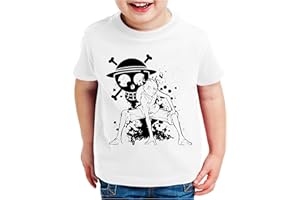TEE KIKI Ruffy Angry Zoro One Manga T-Shirt Luffy pour Enfants Anime Piece
