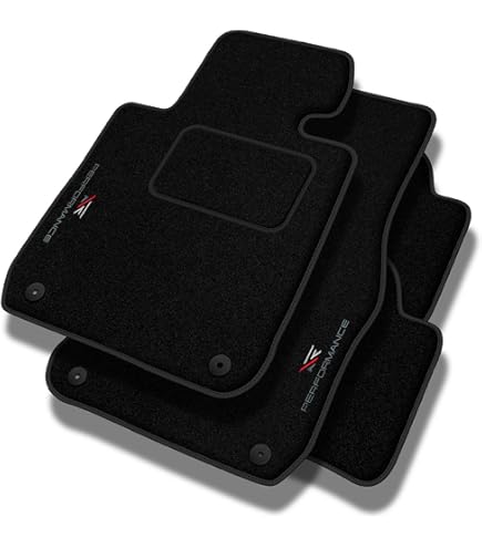 Tapis De Sol Caoutchouc À Bords Hauts Pour Audi A3 8P 2003-2012 Noir