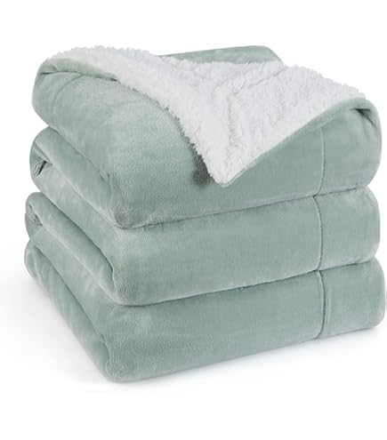 BEDSURE Knuffeldeken, warme sherpa bankdeken, wollige