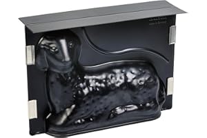 Original Kaiser Forma do pieczenia 3D Maxi baranek wielkanocny, 1,75 l, baranek na Wielkanoc, powłoka zapobiegająca przywieraniu, forma do pieczenia z motywem z klamrami mocującymi, czarna