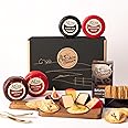 Cheshire Cheese Company | Cheese & Biscuits Favourites Deli Gift Box | Filled with 4 x Luxury Waxed Cheese Truckles, Small-Batch Cheddar Biscuits, in presentation box | Perfect for Cheese Lovers