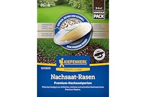Kiepenkerl Profi-Line Nachsaat-Rasensamen Premium-Nachsaatperlen 1073800 - Turbo Nachsaat Rasen für dichten, robusten Rasen - Rasenteppich, Rasensaat